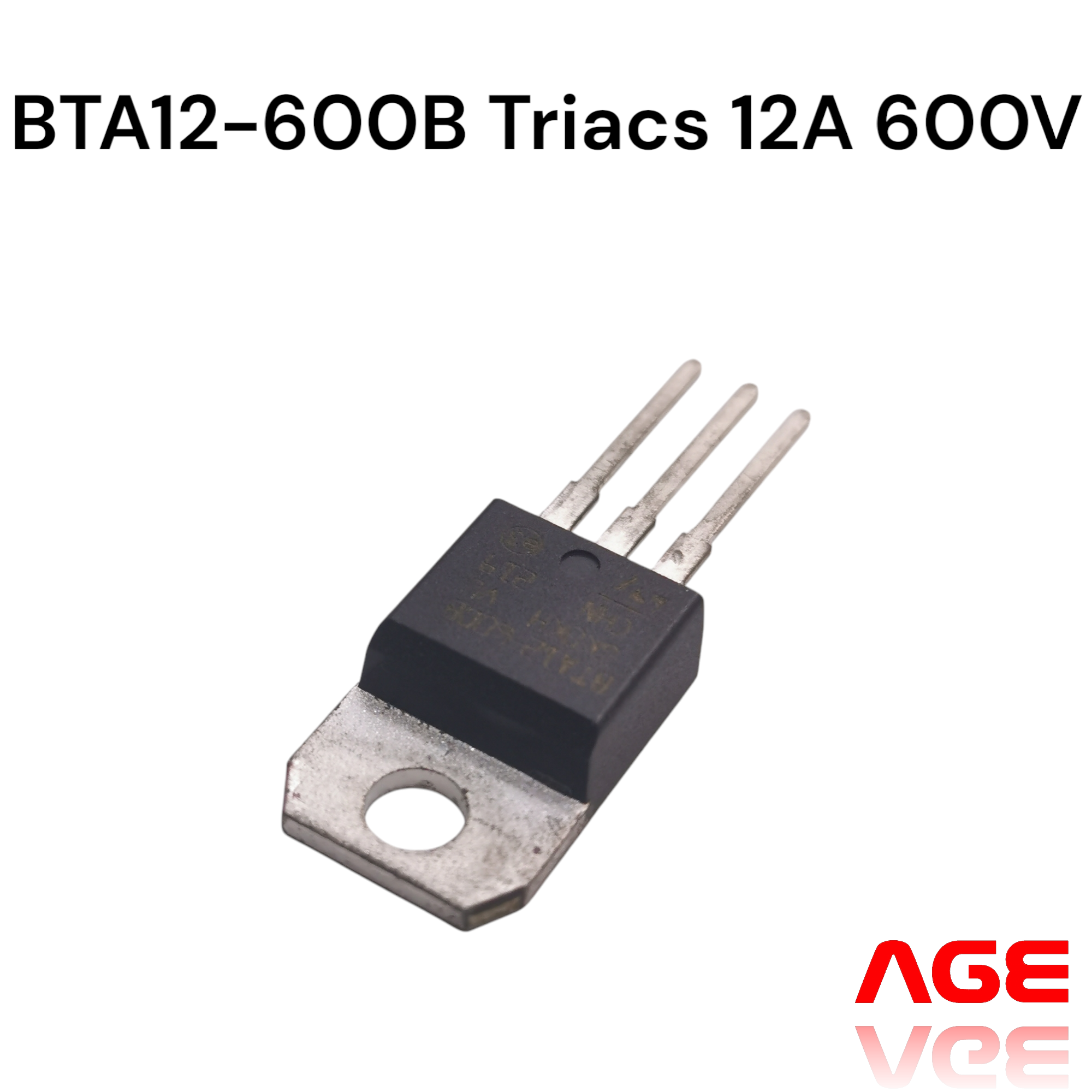 BTA12-600B Triacs 12A 600V - AgeBkk จำหน่ายและนำเข้า Arduino Board ...