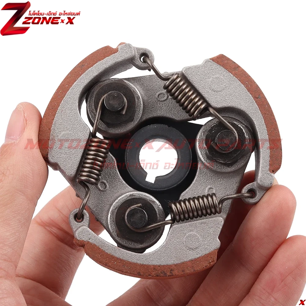 ผ้าคลัตช์พร้อมสปริง 3 ตัว Clutch Pad with 3 Springs 40-6 for 2 Stroke 47cc 49cc mini pocket bike, dirt bike, ATV and scooter MOTOZONE-X(โมโตโซน-เอ็กซ์) อะไหล่ part