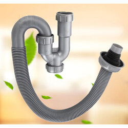 S-Trap กันกลิ่นอ่างล้างหน้า แบบท่อเฟล็กซ์ (Flex)