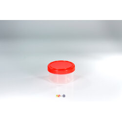 P07544 กระปุกกะปิ ฝาแดง (5.5*5.5*3 cm) No.1400-1 ราคาส่งต่อ 16 กุรุส : 2304 ใบ:1.5 บต่อใบ