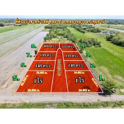 "พบกับที่ดินในฝัน ใกล้มอเตอร์เวย์ 🌿 1 ไร่ – 146 ตร.ว. ที่คลอง 5 อ.คลองหลวง จ.ปทุมธานี"