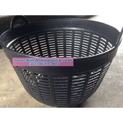 P08030 เข่งพลาสติก (36*36*25 cm) เบอร์ 6 สีดำ สุดคุ้ม ราคาส่งต่อ 15 โหล: 180 ใบ:เฉลี่ย 240 บต่อโหล