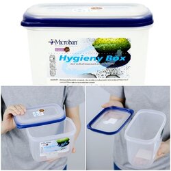 P03324 กล่องอาหาร แอนตี้แบคทีเรีย 1.5 ลิตร (10.5x 17.5x 14ซม.) No.5034 เกรดเอ อย่างดี ราคาส่งต่อ 1 โหล: 12 ใบ:เฉลี่ย 45 บาท ต่อใบ