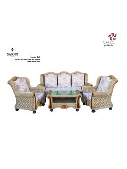Louis ชุดรับแขกเฟอร์นิเจอร์หวายแท้ทรงหลุยส์