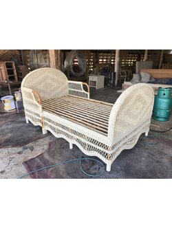 เตียงหวายแท้ 3.5 ฟุต