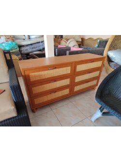 ตู้ลิ้นชักใส่ของบานหวาย