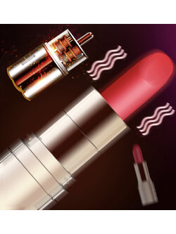 เครื่องนวดลิปสติก (แบบใส่ถ่าน)