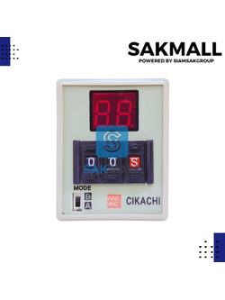 Timer cikachi AH3D-DM พร้อม ซ็อกเก็ต PF083A
