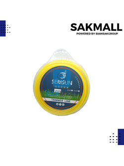 เอ็นตัดหญ้า 3.0mm. เหลี่ยม 1LB.ส้ม