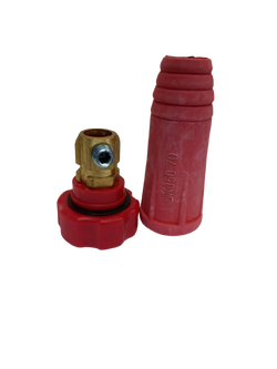 ข้อต่อสายเชื่อม B 50-70 แดง