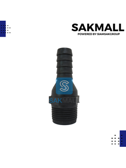 ข้อต่อสวมยางเกลียวนอกพีวีซี 1 นิ้ว ลด 3/4