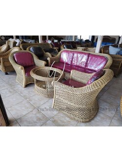 ชุดรับแขกหวายแท้เจ้าคุณ