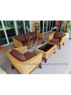 ชุดหวายแท้ขาไม้สไตล์คลาสสิคโมเดิร์น