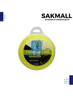 เอ็นตัดหญ้า 2.4=2.5mm เหลี่ยม 1 LB.เหลือง