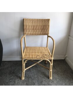 พร้อมส่ง ! สินค้าถ่ายจากรูปจริงเก้าอี้หวายแท้มีอาร์ม