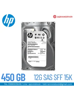 HDD Server HP Proliant DL20 G10 450GB SAS 15K 12G ฮาร์ดดิสก์ Server
