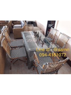 ชุดนั่งทานอาหาร 6 ที่นั่ง