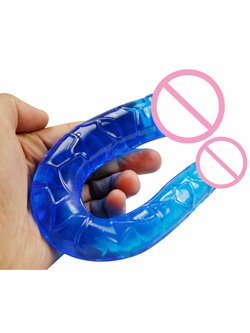 ดิลโด้ 2in1(คละสี)