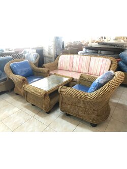 ชุดรับแขกหวายแท้สุพรรณหงส์