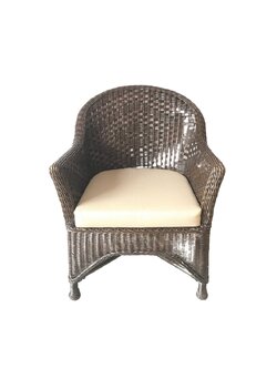 เก้าอี้หวายแท้ไทมี่สีโอ๊คดำ SARNN