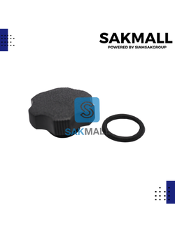 ฝาจุกกรอกน้ำเข้ามิตซู+ปะเก็น 3/4-1 นิ้ว ยี่ห้อSAK