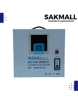 ตู้เพิ่มแรงดันไฟ MSKJ รุ่น SVC(TND)-4000 VA 220 v./Motor1HP