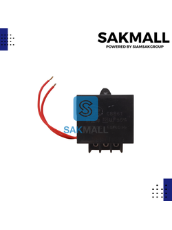 คอนเดนเซอร์สี่เหลี่ยมมีรู 12 ไมโคร 400 โวลต์