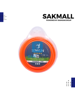 เอ็นตัดหญ้า 3.5mm. เหลี่ยม 15m.ส้ม