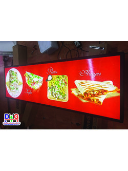 ป้ายกรอบกระจายแสงไฟLED