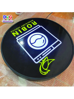 ป้ายตู้ไฟอลูมิเนียม