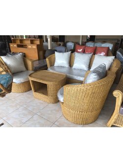 ชุดโซฟาหวายแท้