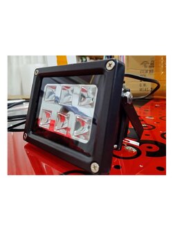 หลอดไฟยูวี โคมไฟยูวี แอลอีดี 6ดวงUV LED ไฟอบกาวยูวี