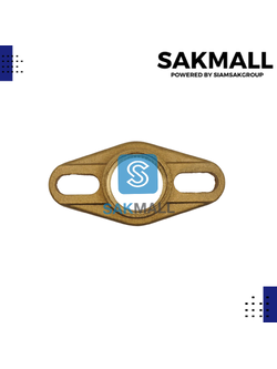 หน้าแปลนน้ำเข้า-ออก มิตซู 3/4 ใหม่ ทองเหลือง แท้