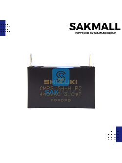 คอนเดนเซอร์สี่เหลี่ยมแอร์มิตซู 3 ไมโคร 440 โวลต์ แท้