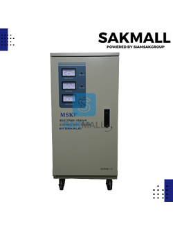 ตู้เพิ่มแรงดันไฟ MSKJ รุ่น SVC(TND)-15 KVA 220 v./Motor5HP แปรงถ่าน