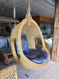 กระเช้าหวายแท้