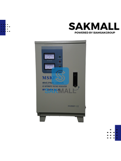 ตู้เพิ่มแรงดันไฟ MSKJ รุ่น SVC(TND)-12 KVA 220 v./Motor3HP แปรงถ่าน