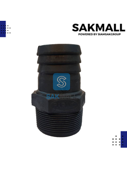 ข้อต่อสวมยางเกลียวนอกพีวีซี 1 นิ้ว