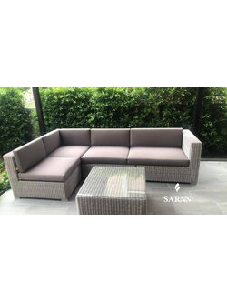 ชุดโซฟาเข้ามุมหวายเทียม