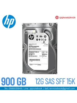 HDD Server HP Proliant DL20 G10+ 900GB SAS 15K 12G ฮาร์ดดิสก์ Server