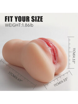 จิ๋มอูม 2in1 เนื้อนิ่มเนียนเหมือนจริง