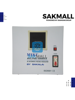 ตู้เพิ่มแรงดันไฟ MSKJ รุ่น SVC(TND)-5000 VA 220 v./Motor1.5HP