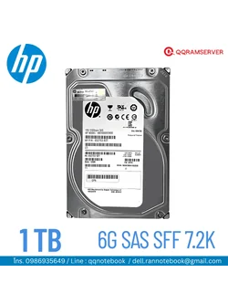 HDD Server HP Proliant DL80 G9 1TB SAS SFF 7.2K 6G ฮาร์ดดิสก์ Server