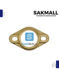 หน้าแปลนนํ้าเข้า-ออก มิตซู 1 นิ้ว 1/4 ใหม่ ทองเหลือง แท้