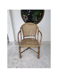 เก้าอี้นั่งทานข้าวหลายแท้สานหวายเทียม