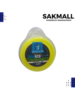 เอ็นตัดหญ้า 4.0mm. เหลี่ยม 15m.เหลือง