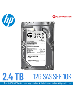 HDD Server HP Proliant DL20 G10 2.4TB SAS 10K 12G ฮาร์ดดิสก์ Server