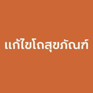 แก้ไขโถสุขภัณฑ์