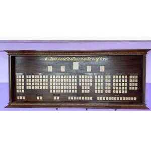 ป้ายทำเนียบ ป้ายผู้บังคับบัญชา ป้ายตำแหน่งผู้บริหาร แผนผังองค์กร บอร์ดต่างๆ สันทราย