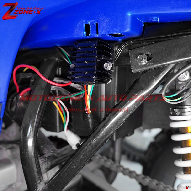 แผ่นชาร์จตัวเรียงกระแสแบบ 5 สาย Voltage Regulator 5 WIRE for GY6 125/150cc Engines MOTOZONE-X(โมโตโซน-เอ็กซ์) Part อะไหล่